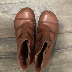 Mix Mooz size 40 brown booties